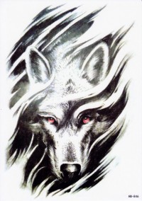 Временная татуировка Волк. 33771