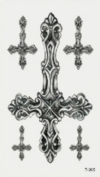 Временная татуировка Кресты 33854