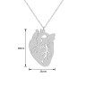 Кулон Сердце (с цепочкой) TS401