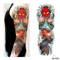 Временная татуировка Карпы и демон 34048