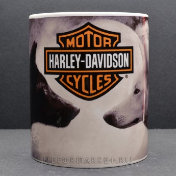 Кружка Harley Davidson волки MG035