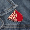 Парные значки "Люблю пиццу" BR217