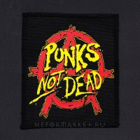 Нашивка Punks Not Dead. НШ290