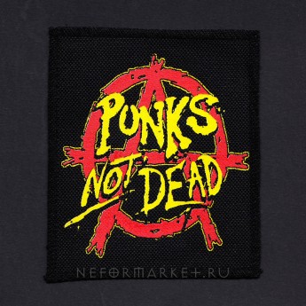 Нашивка Punks Not Dead. НШ290