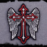 Термонашивка Крылатый Крест TNV448 Термонашивка Крылатый Крест TNV448