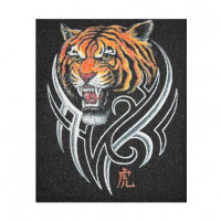Нашивка Тигр в узоре. НШ370