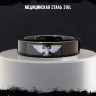 Кольцо из нержавеющей стали Аквила 6 мм KSS588b