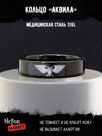 Кольцо из нержавеющей стали Аквила 6 мм KSS588b