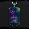 Жетон из медицинской стали Queen NFTB018rb