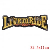 Термонашивка Live to Ride TNV159
