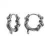 Серьга из нержавеющей стали Змей-Искуситель (1шт) HPN766