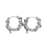 Серьга из нержавеющей стали Змей-Искуситель (1шт) HPN766
