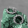Серьга из нержавеющей стали Змей-Искуситель (1шт) HPN766