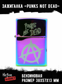 Зажигалка Punks Not Dead NFZV008