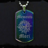 Жетон из медицинской стали Memento Mori NFTB021rb