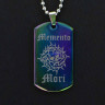 Жетон из медицинской стали Memento Mori NFTB021rb