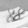 Серьги из нержавеющей стали Хвост Времени (пара) HPN768