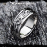 Кольцо из нержавеющей стали Дыхание Севера KSS489