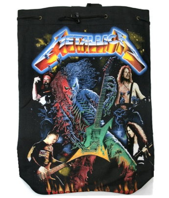 Торба Metallica скелет с гитарой