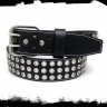 Ремень кожаный с люверсами BELT24