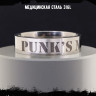 Кольцо из нержавеющей стали Punk's not dead 6 мм KSS664