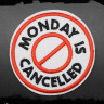 Термонашивка Понедельник отменён TNV339
