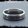 Кольцо из нержавеющей стали Forever drunk 6 мм KSS606