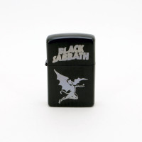 Зажигалка чёрная Black Sabbath NFZB009