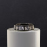 Кольцо из нержавеющей стали Punk's not dead 6 мм KSS664b