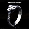 Кольцо из нержавеющей стали Уроборос KSS471