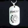 Жетон из медицинской стали Blink-182 NFJ004