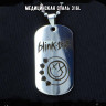Жетон из медицинской стали Blink-182 NFJ004