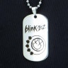 Жетон из медицинской стали Blink-182 NFJ004