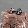 Серьга из нержавеющей стали Череп HPN772