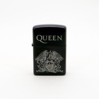 Зажигалка чёрная Queen NFZB012