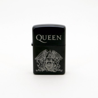 Зажигалка чёрная Queen NFZB012