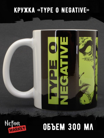 Кружка керамическая Type O Negative MG618