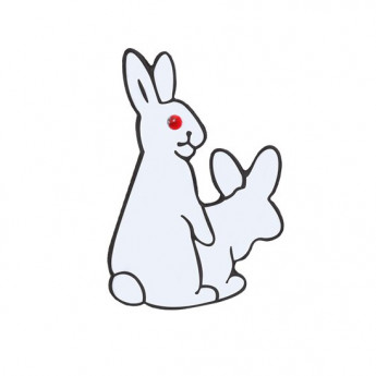 Значок Кролики BR071