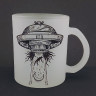 Кружка стеклянная НЛО MM025