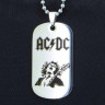 Жетон из медицинской стали AC/DC NFJ007