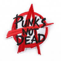 Термонашивка Punk's not dead TNV417