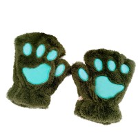 Перчатки-лапки зелёные PAW07