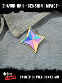 Значок металлический Genshin Impact (примогем) BR378