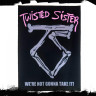 Нашивка большая Twisted Sister НБД167