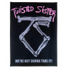 Нашивка большая Twisted Sister НБД167
