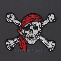 Термонашивка Череп пиратский TNV081