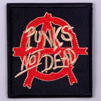 Термонашивка Punks not dead TNV566