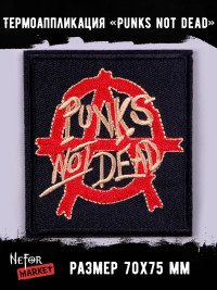 Термонашивка Punks not dead TNV566