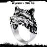 Кольцо из нержавеющей стали Волк Одина KSS465