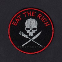 Нашивка Eat The Rich. НШВ228